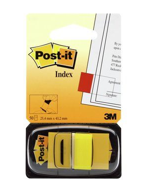 Post-it® Index Haftmarker gelb 50 Streifen