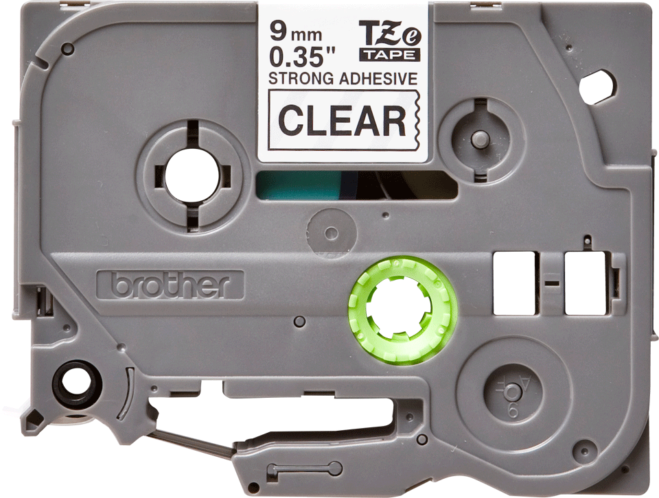 TZE-S121 LAMINATED TAPE 9MM 8M BLACK ON CLEAR EXTRA-STRONG