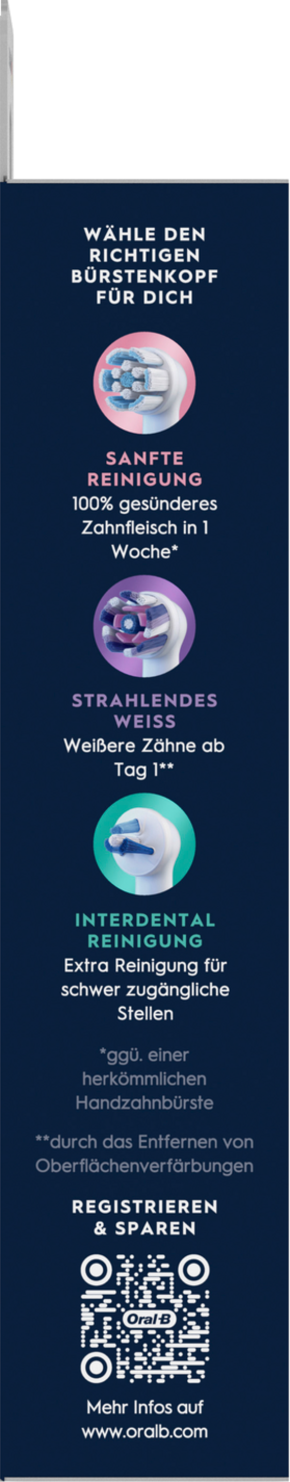 Oral-B iO Ultimative Reinigung 8er, Aufsteckbürste