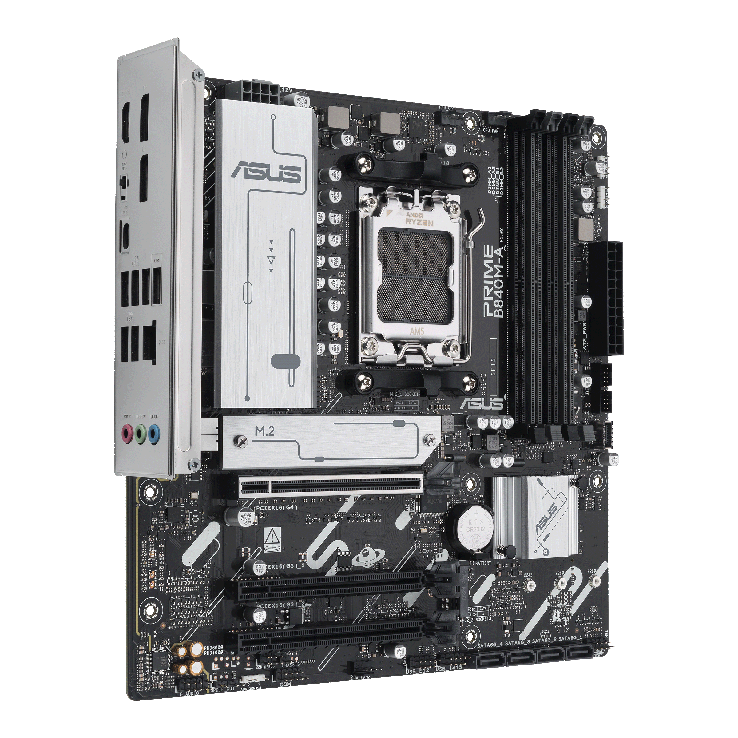 ASUS PRIME B840M-A-CSM AM5 DDR5 micro ATX MB 1xHDMI 2xDP 3xM.2 4xSATA