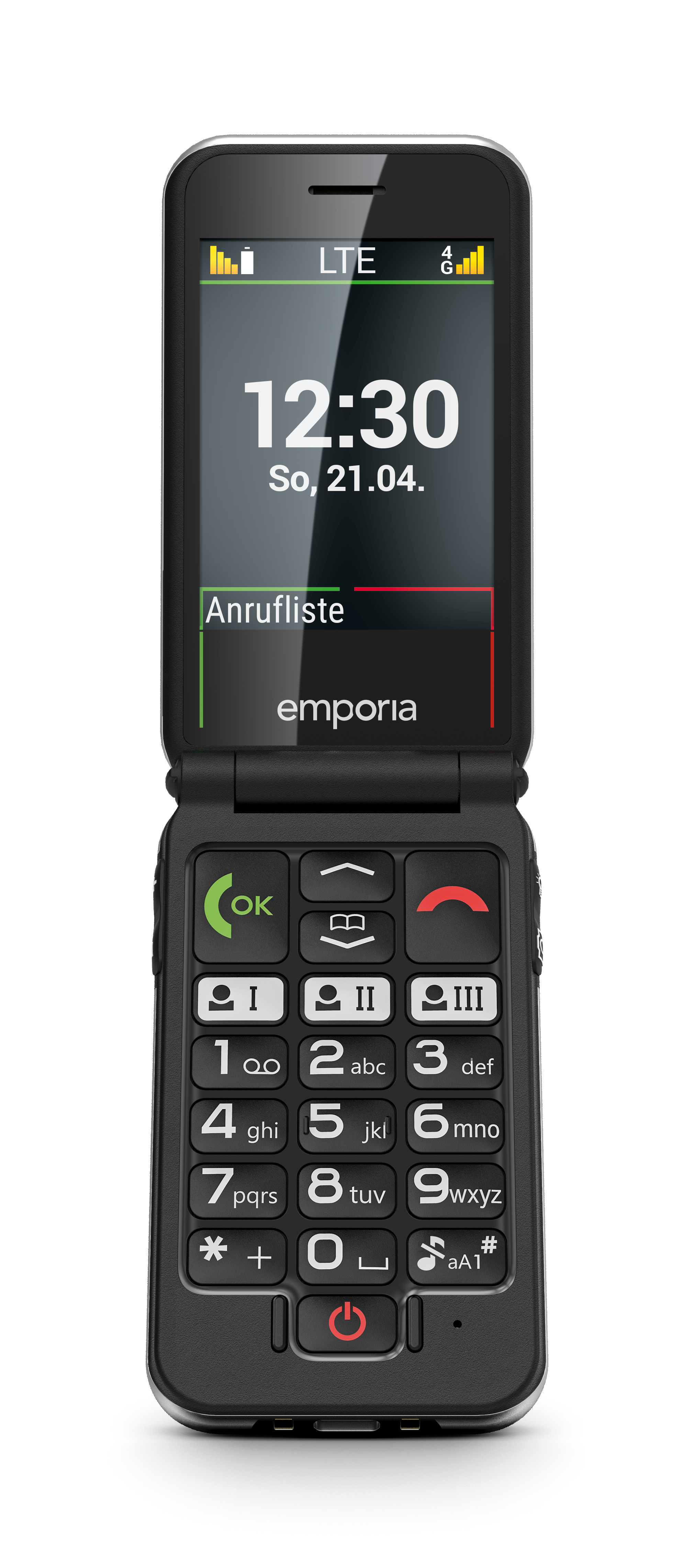 Emporia emporiaJOY (V228), LTE/4G, (V3), Großtastenklapphandy, black