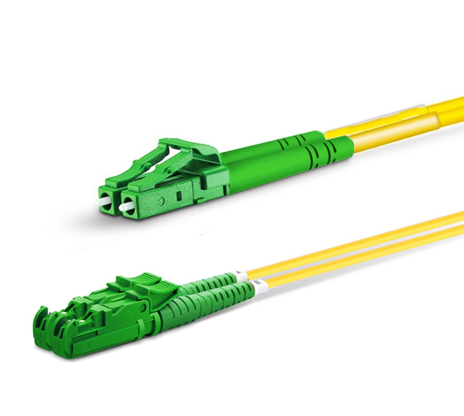 Equip Patchkabel E2000/APC->LC/APC 7.00m SM Duplex OS2 gelb