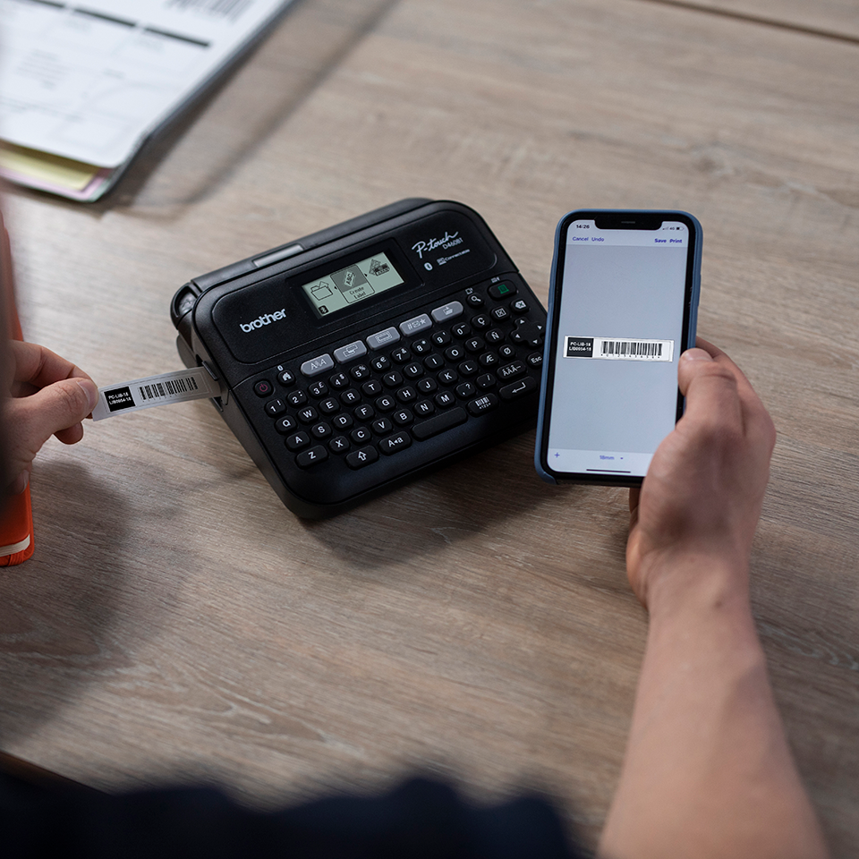 brother P-touch D460BTVP Beschriftungsgerät schwarz