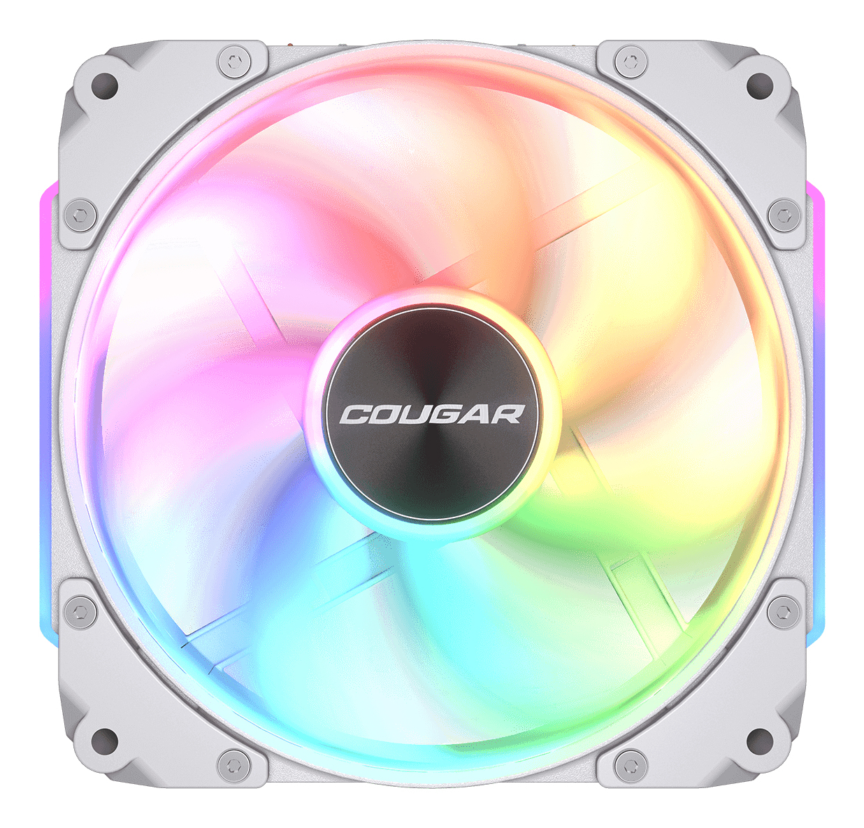COUGAR Gehäuse Lüfter Apolar 120 ARGB, Reverse Blade, Weiß