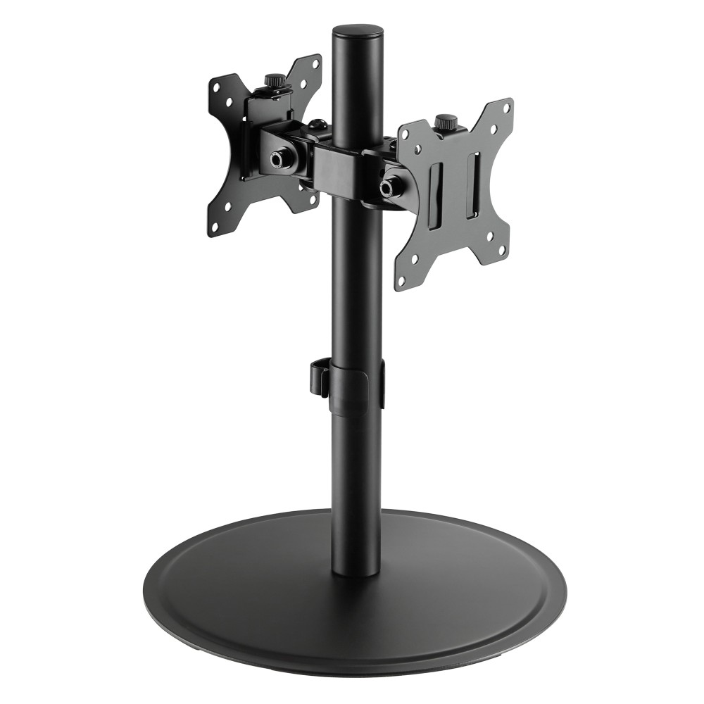 TECHLY Schreibtischhalterung für 2 LCD TV LED 17-32Zoll 43-81cm schwarz