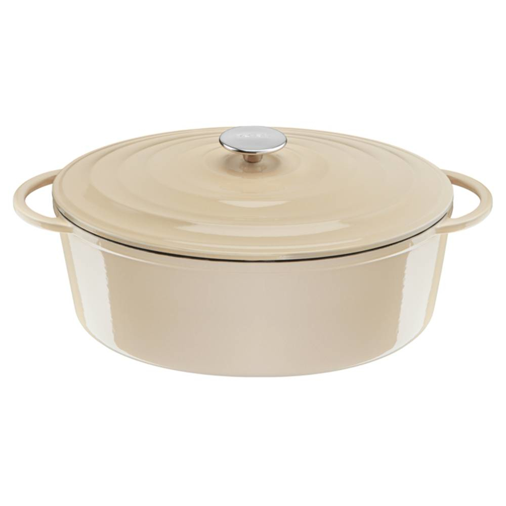 Ovaler Bräter aus Lov Gusseisen Ø 34cm