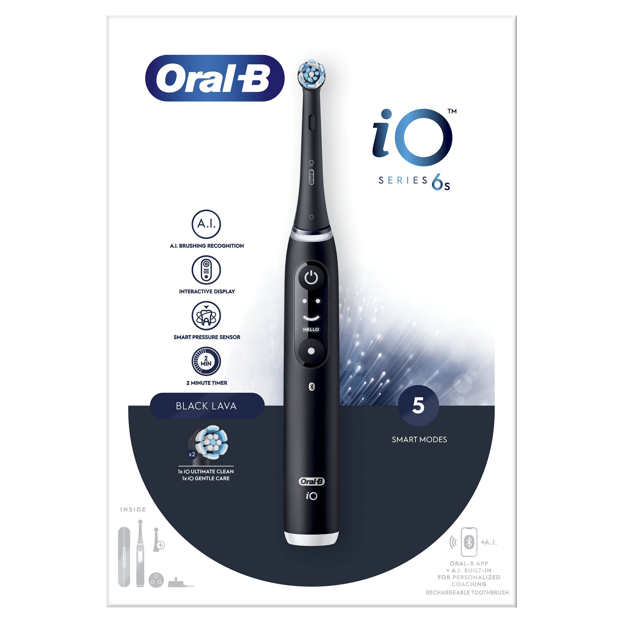 Oral-B iO Series 6s , Elektrische Zahnbürste