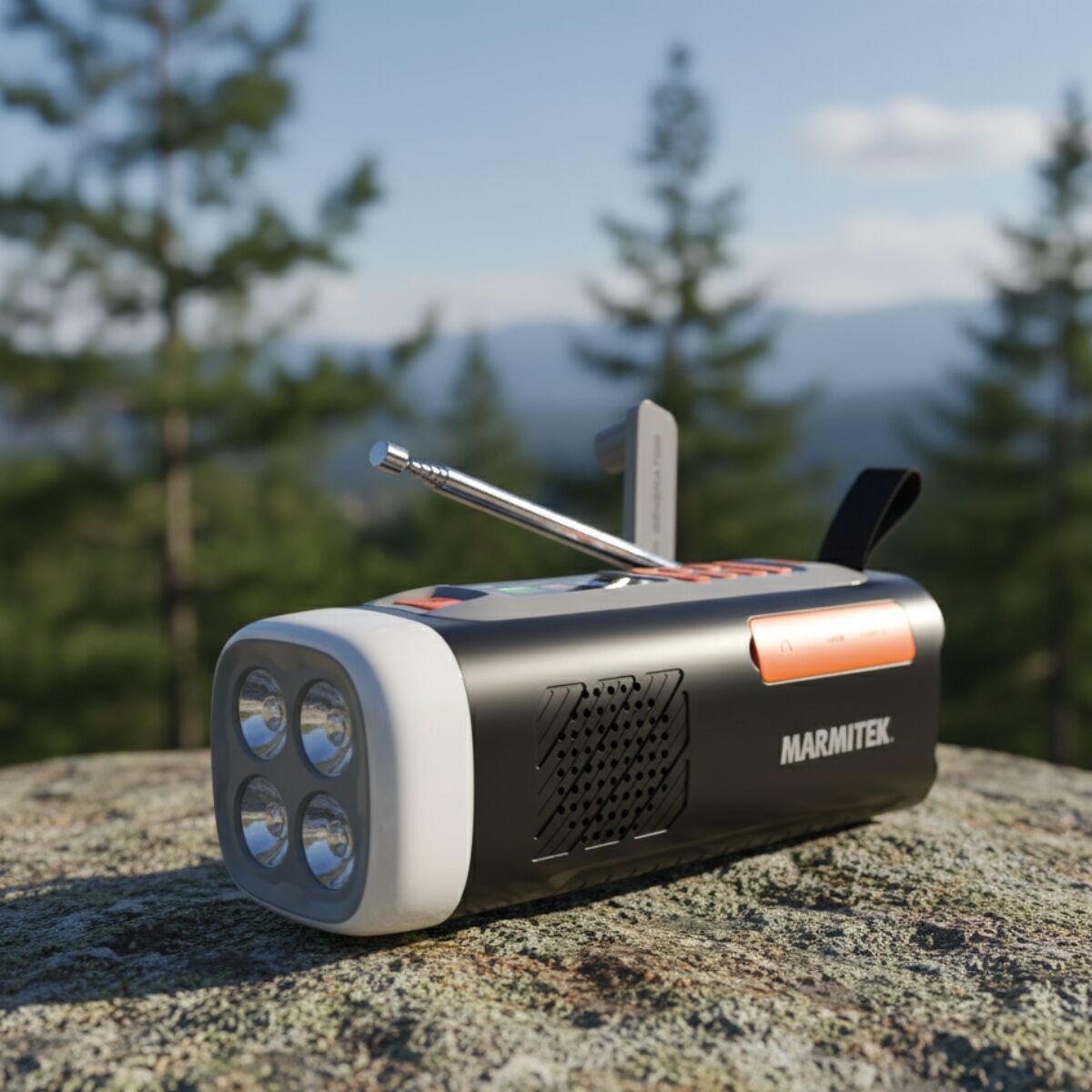 Marmitek RESQ 200 Digital radio - schwarz