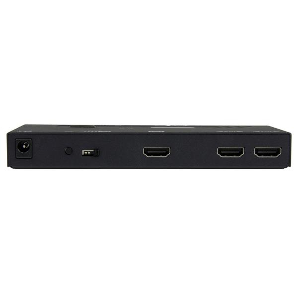 StarTech.com VS221HDQ 2 Port HDMI Switch Automatische IR Fernbedienung Schwarz