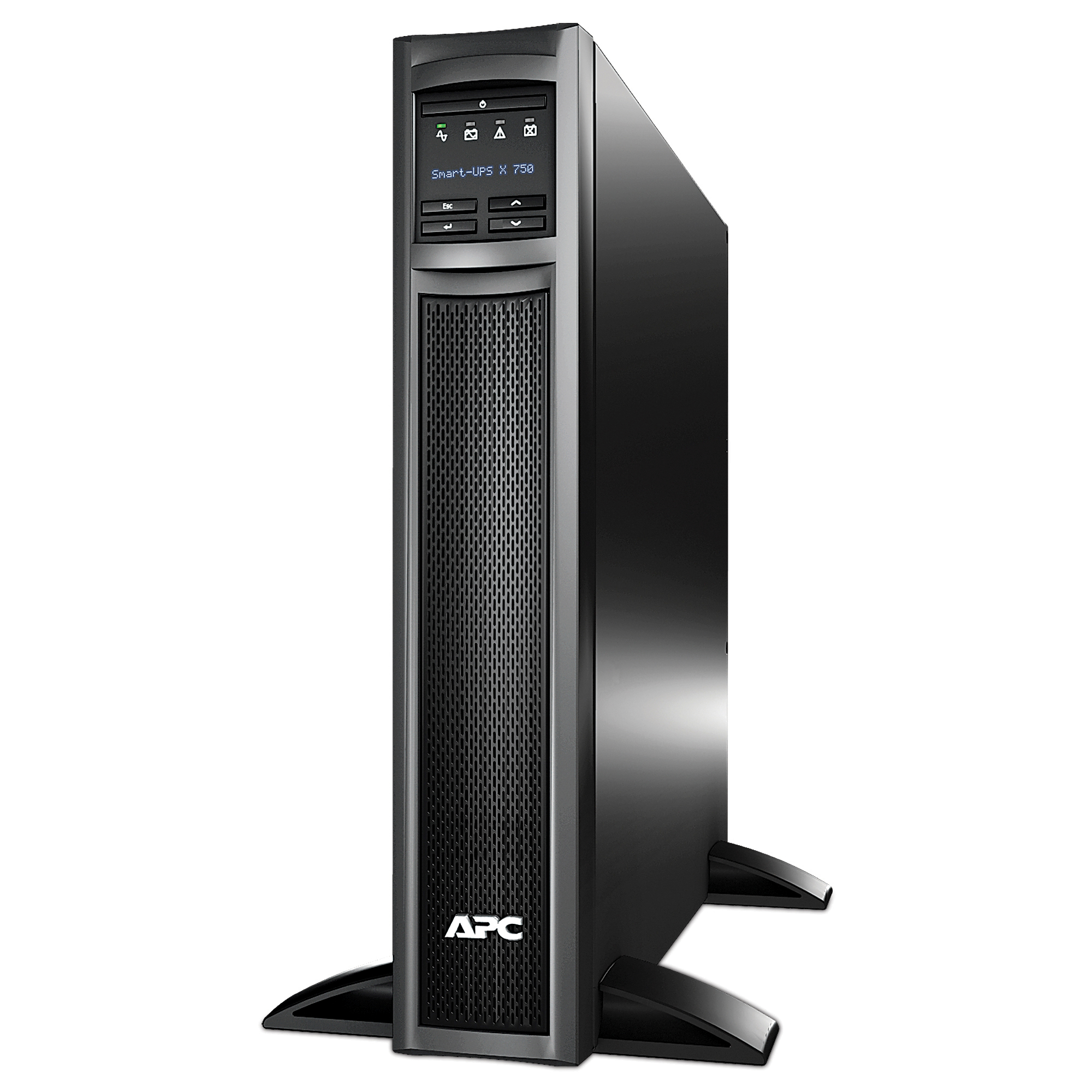 APC Smart-UPS X 750 Rack/Tower LCD UPS rack-mountable AC 230V 600Watt 750VA output connectors 8 2U Black