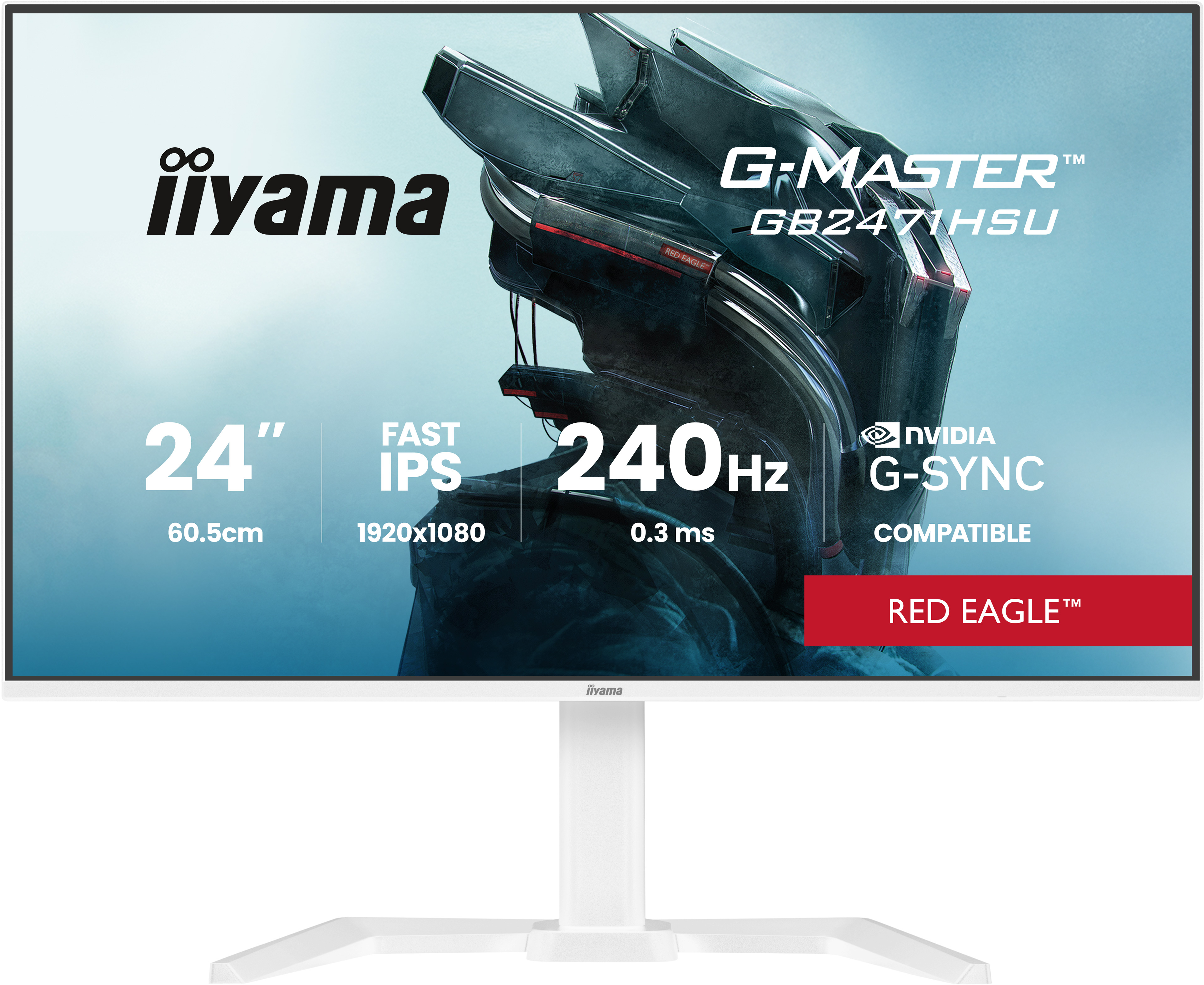 IIYAMA 60.5cm (24) GB2471HSU-W1 16:9 2xHDMI+DP+USB-C IPS