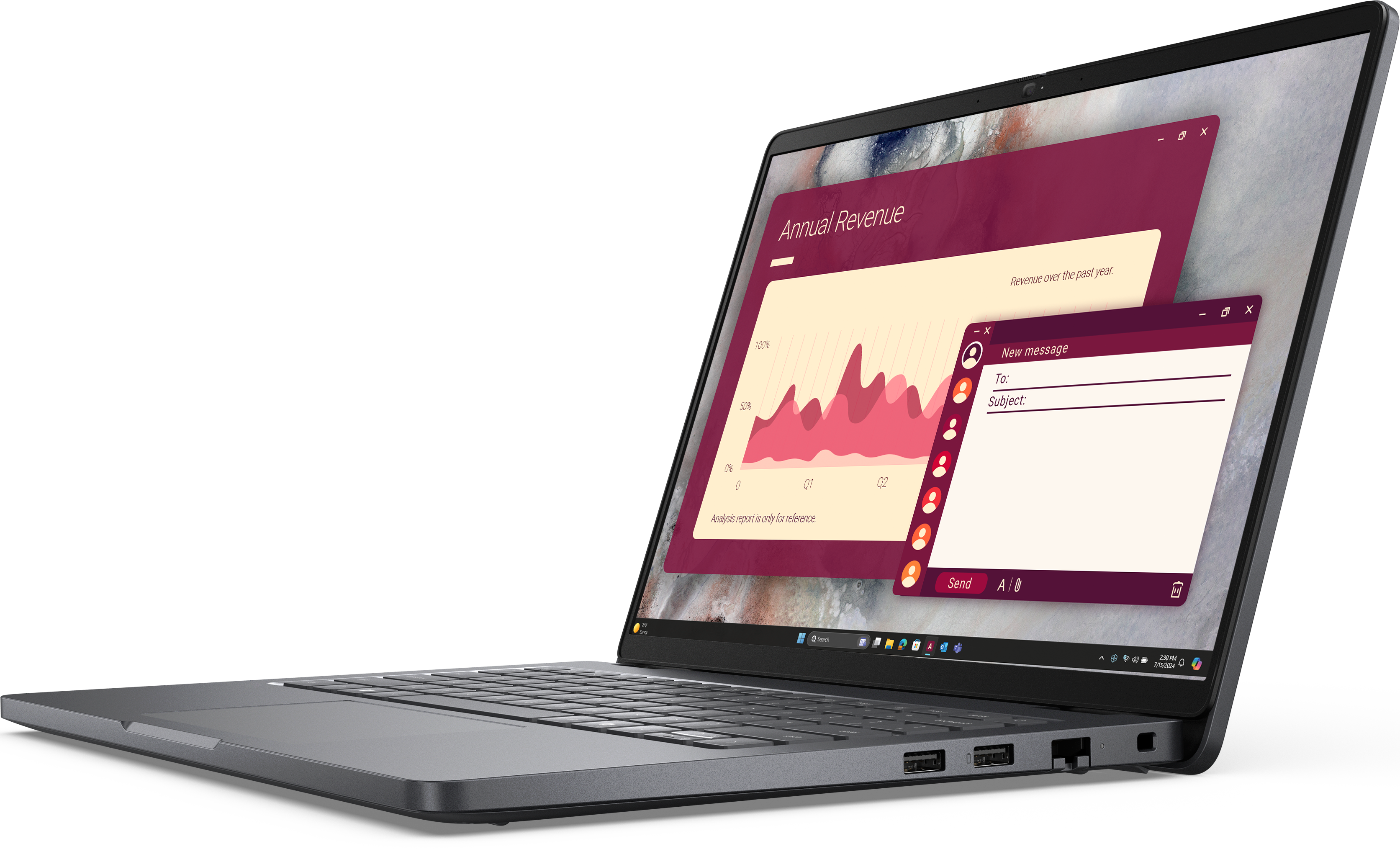 DELL Pro 14 PC14250 Intel Core Ultra 5 225U 35,56cm 14Zoll FHD+ 16GB 512GB SSD noAC noPCORD WLAN W11P 1Y Basic Onsite