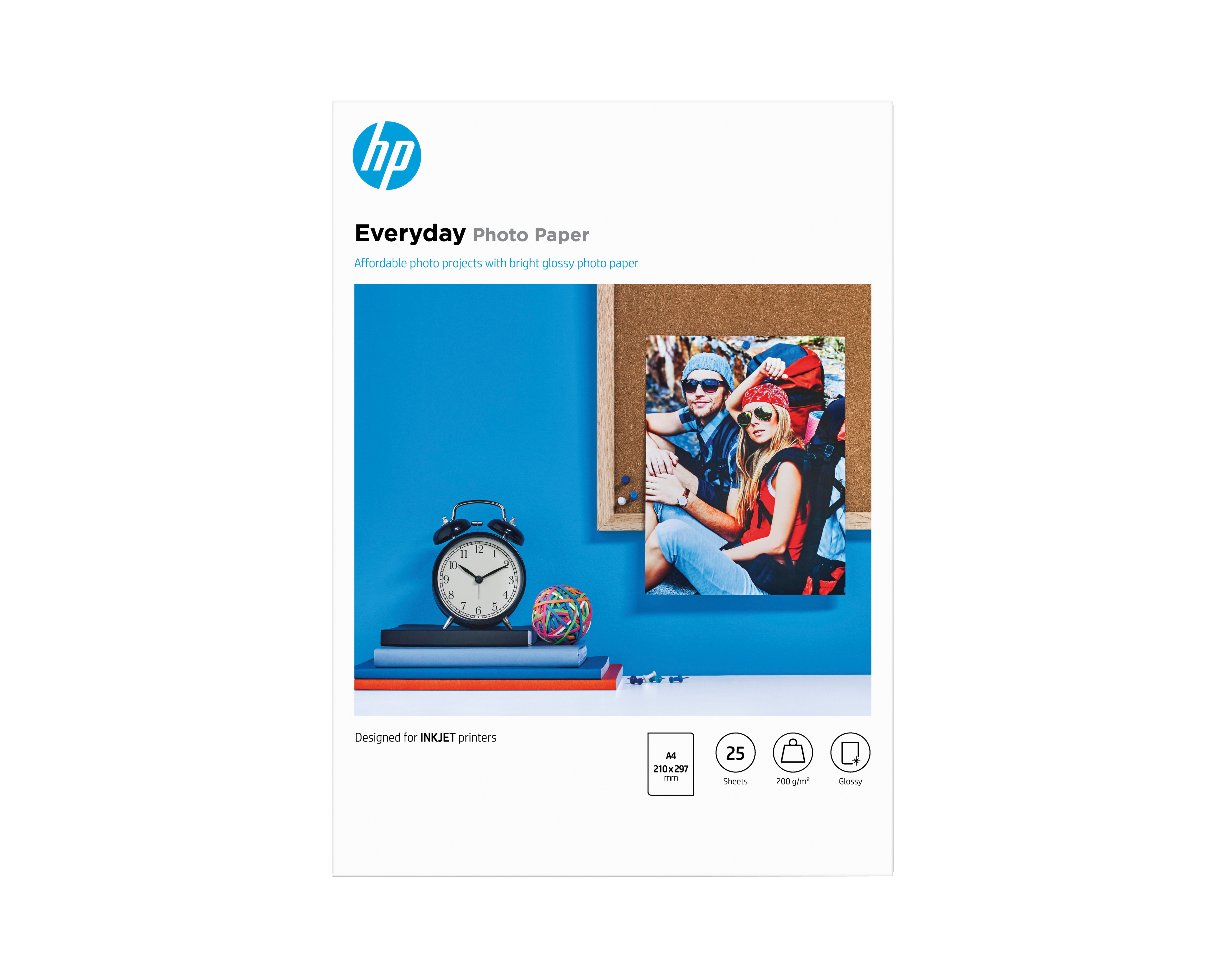 HP original Q5451A Everyday Glossy Photo Paper Ink cartridgetjet 200g/m2 A4 25 sheets 1-pack