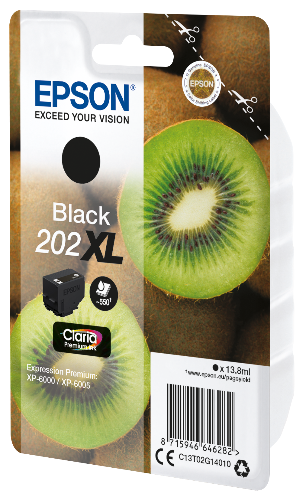 EPSON 202XL/T02G14 (Kiwi) schwarz Druckerpatrone