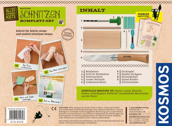 Schnitzen Komplett-Set, Basteln