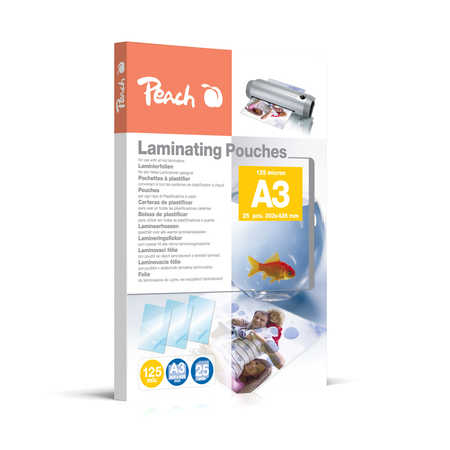 Peach Laminierfolien A3 125mic glänzend PPR525-01 25PK