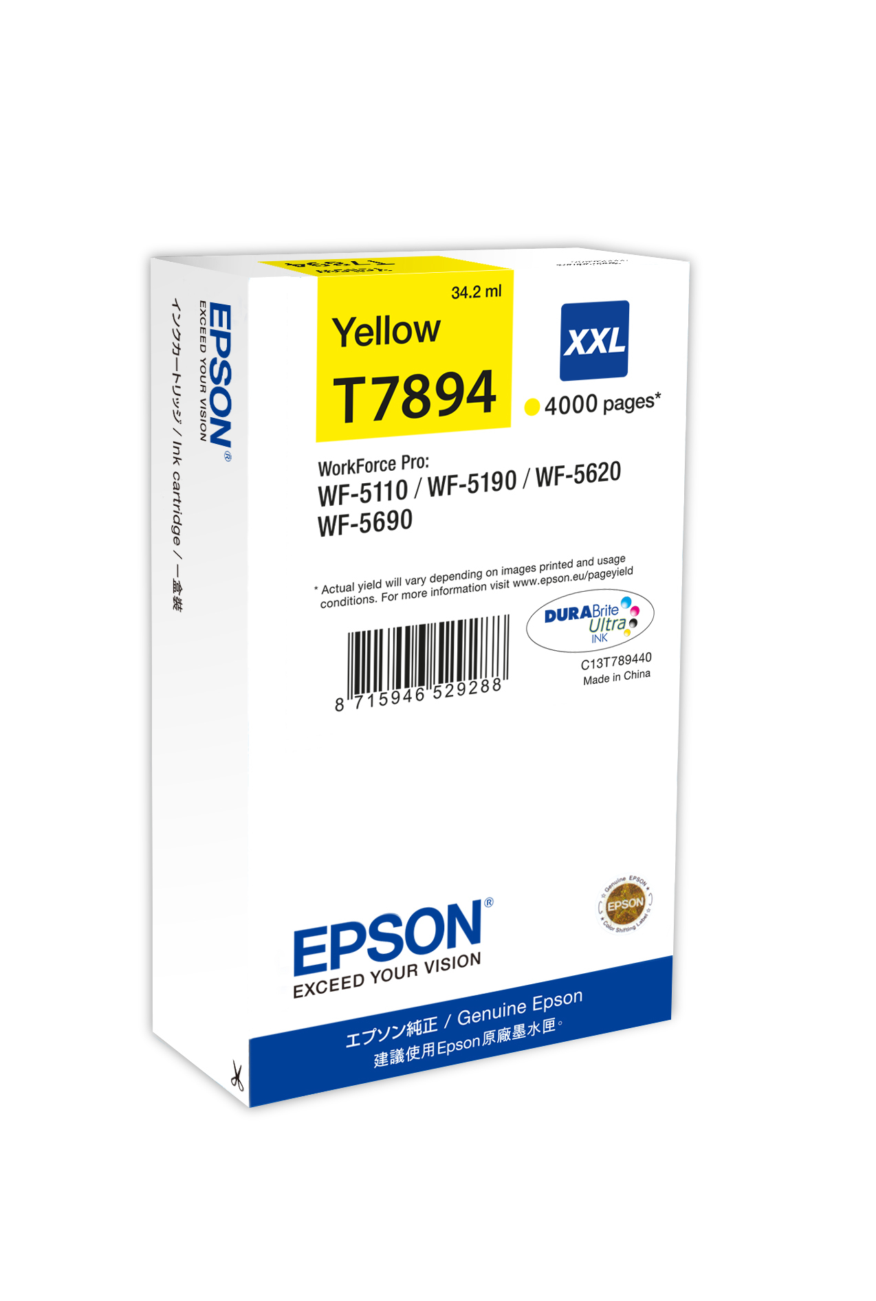 EPSON T7894XXL gelb Druckerpatrone