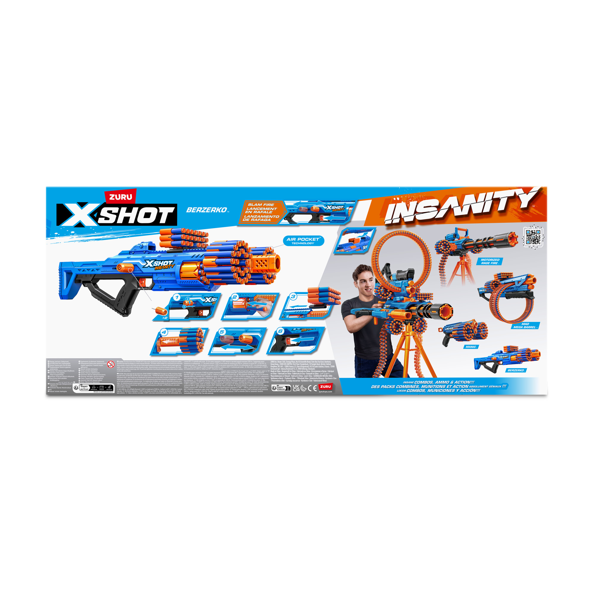 XSHOT Insanity - Berzerko, Dartblaster