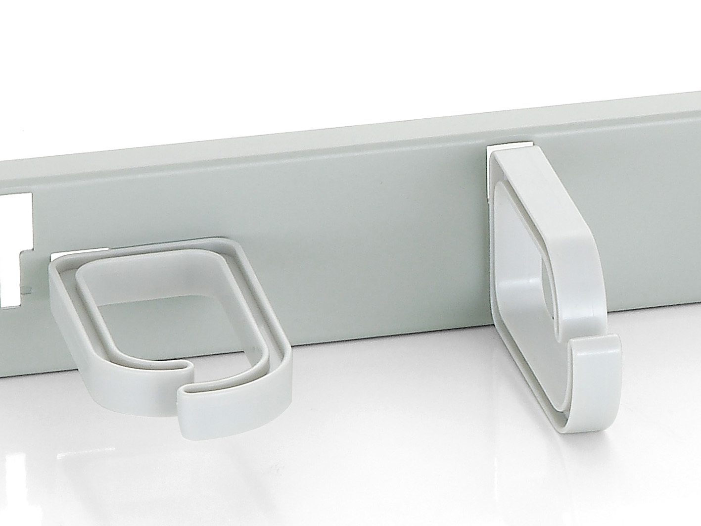 Equip 19 Kabelmanagement 5xPlastikringe Stahl 1U RAL7035