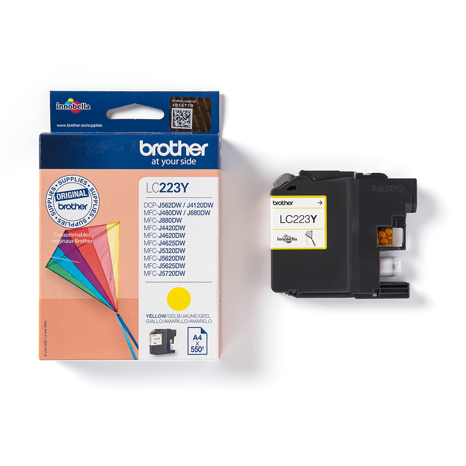LC-223Y YELLOW INK CARTRIDGE 550 PAGES ISO STANDARDS 24711