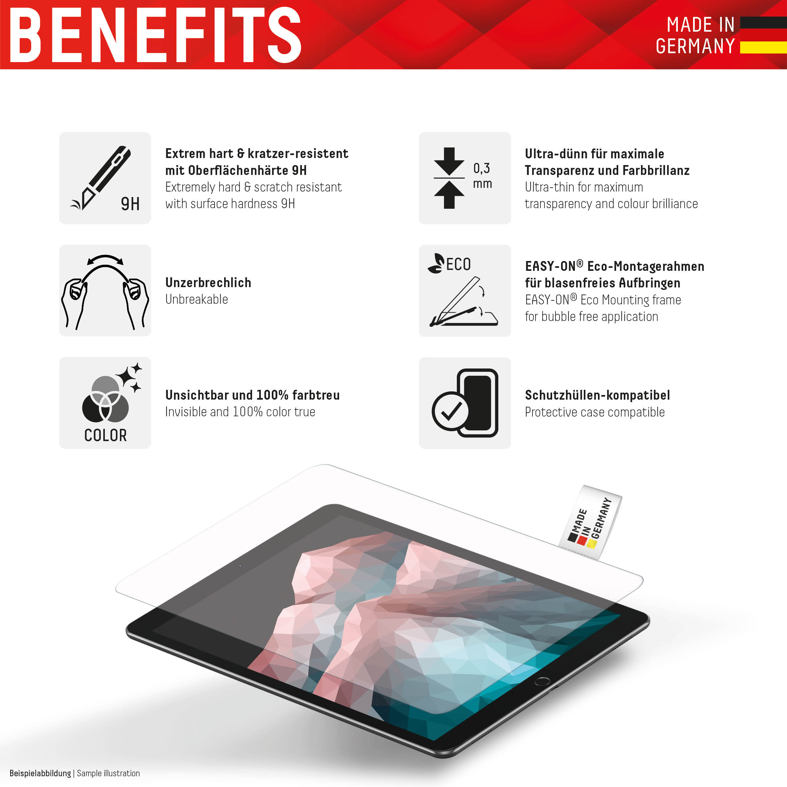 DISPLEX TABLET GLASS IPAD 10.9IN (10. GEN. 2022)