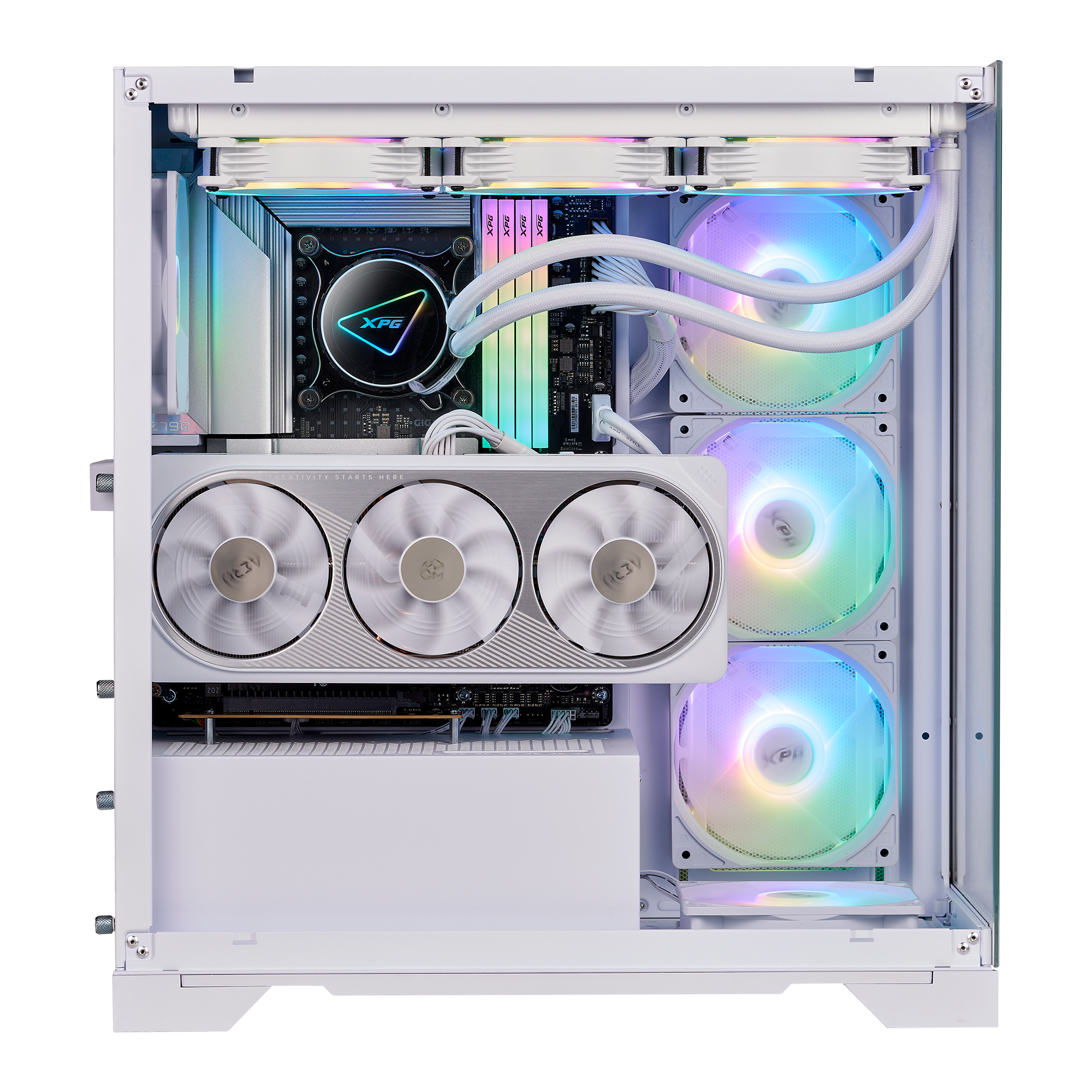 Geh XPG INVADER X (ATX) Midi Tower weiß retail