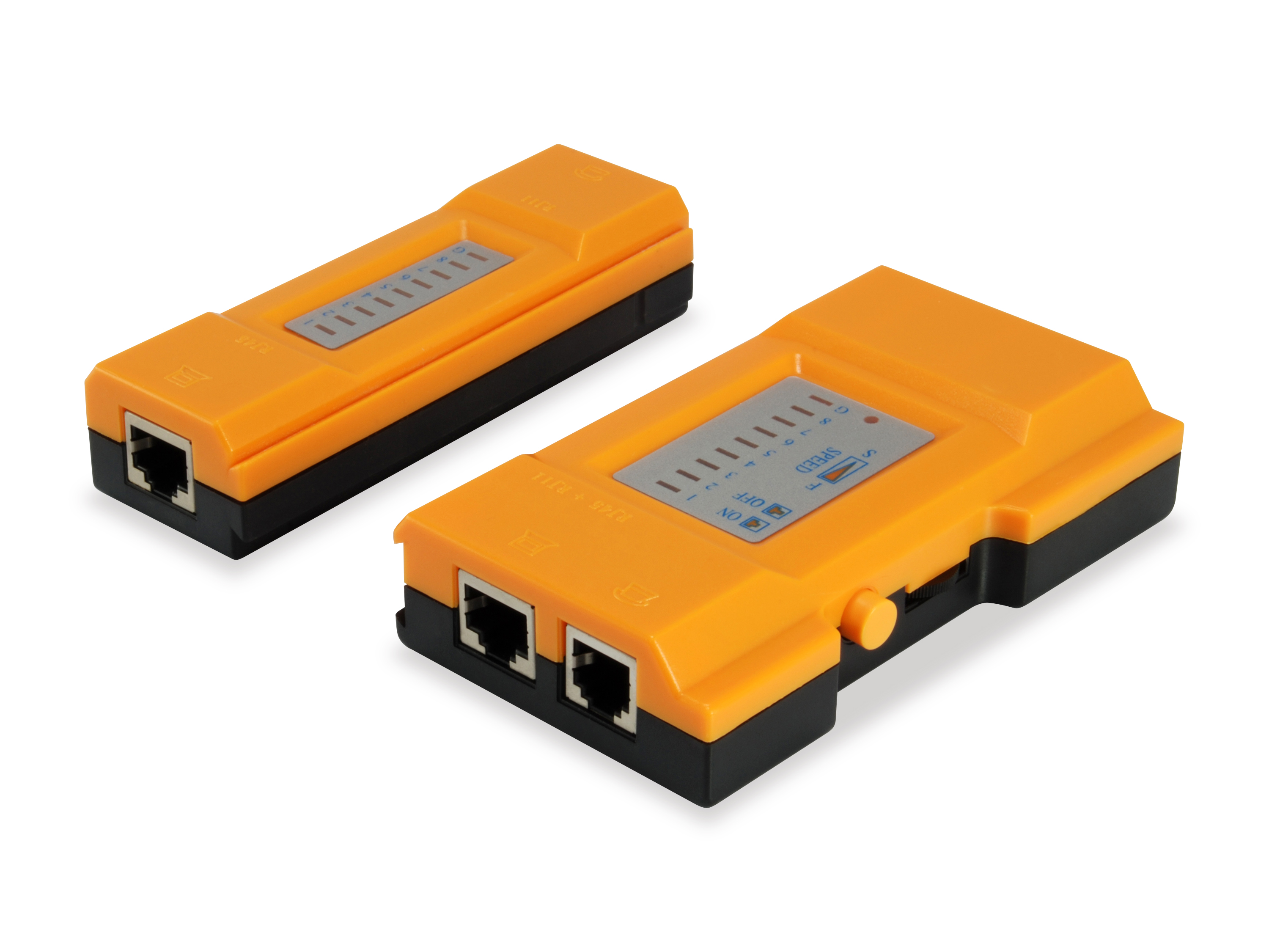Equip Kabeltester für RJ45/RJ12/RJ11 orange