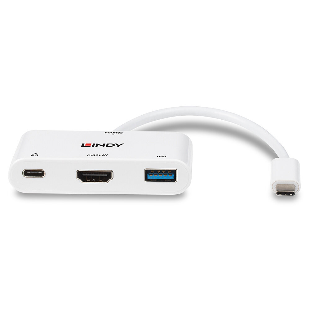 LINDY USB 3.1 Typ C auf HDMI Konverter mit PD