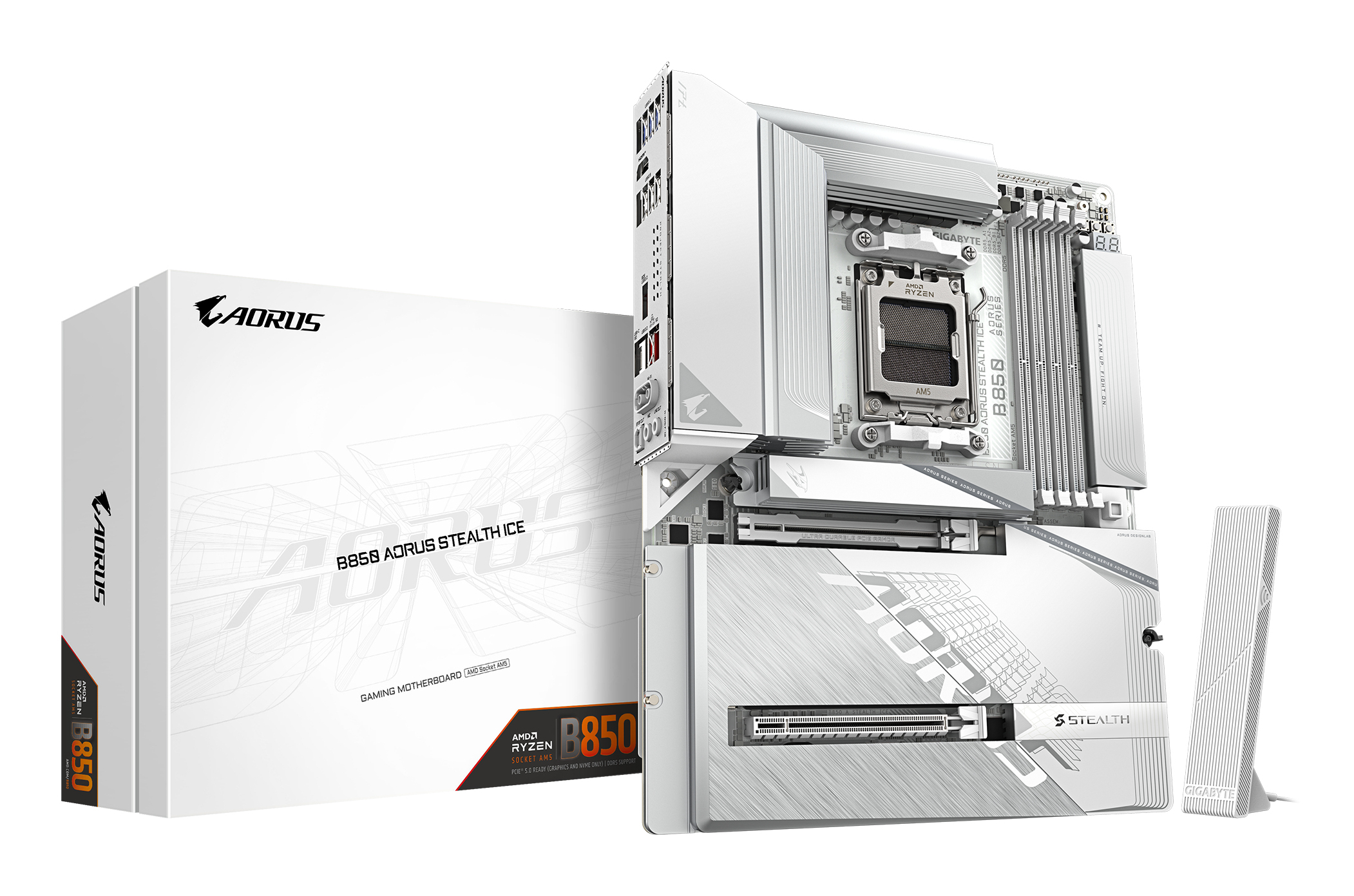 Gigabyte B850 AORUS STEALTH ICE (B850,AM5,ATX,DDR5)