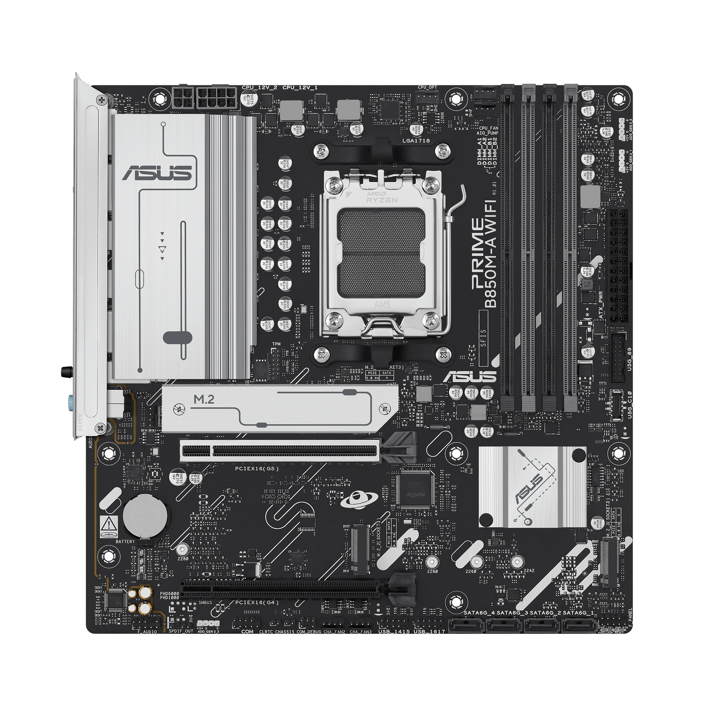 ASUS PRIME B850M-A WIFI AM5 MB 4xDDR5