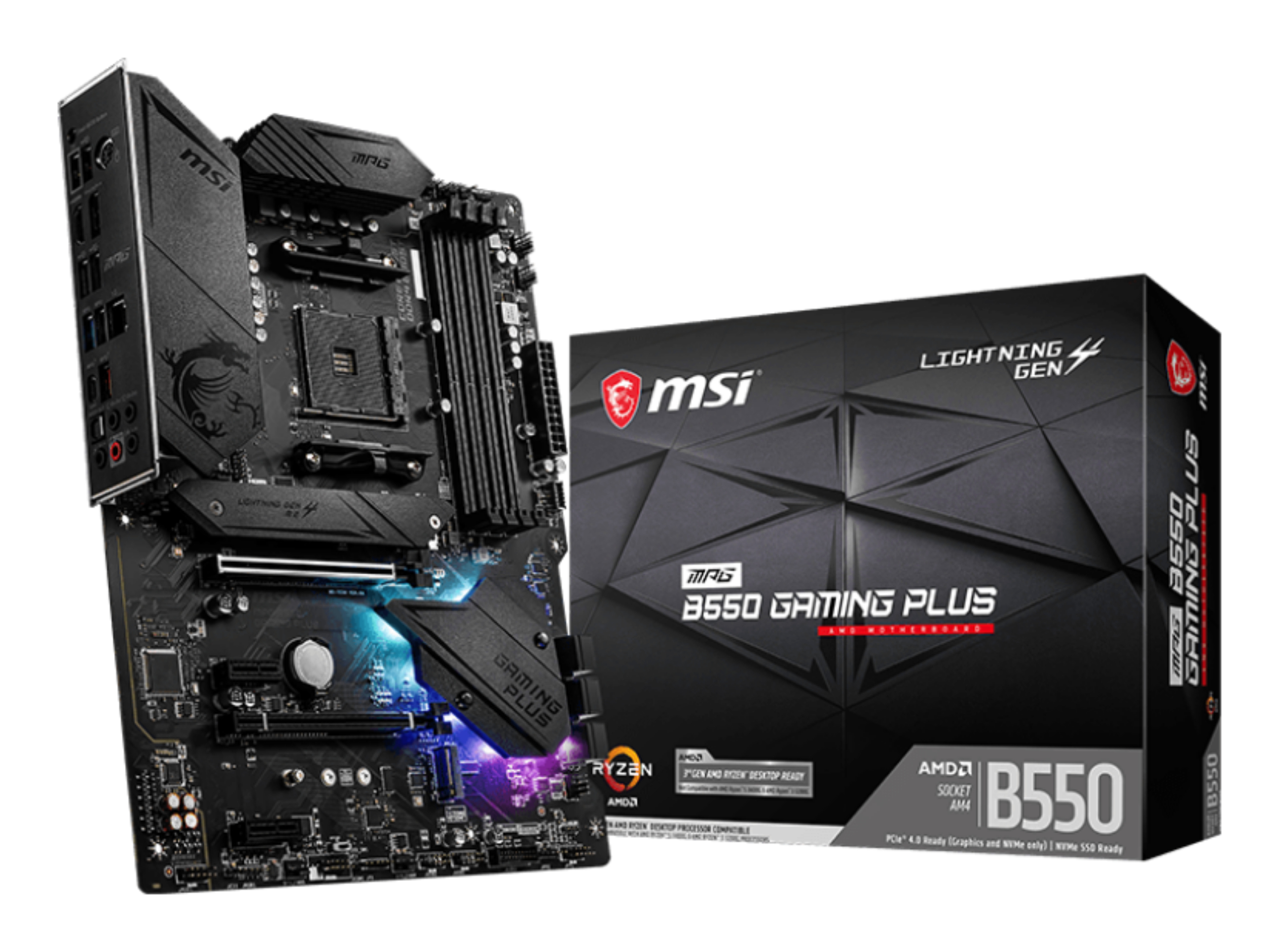 MSI MPG B550 Gaming Plus (B550,AM4,ATX,DDR4)