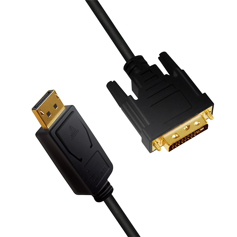 Logilink DisplayPort-Kabel DP 1.2 zu DVI 1.2 2,0m schwarz