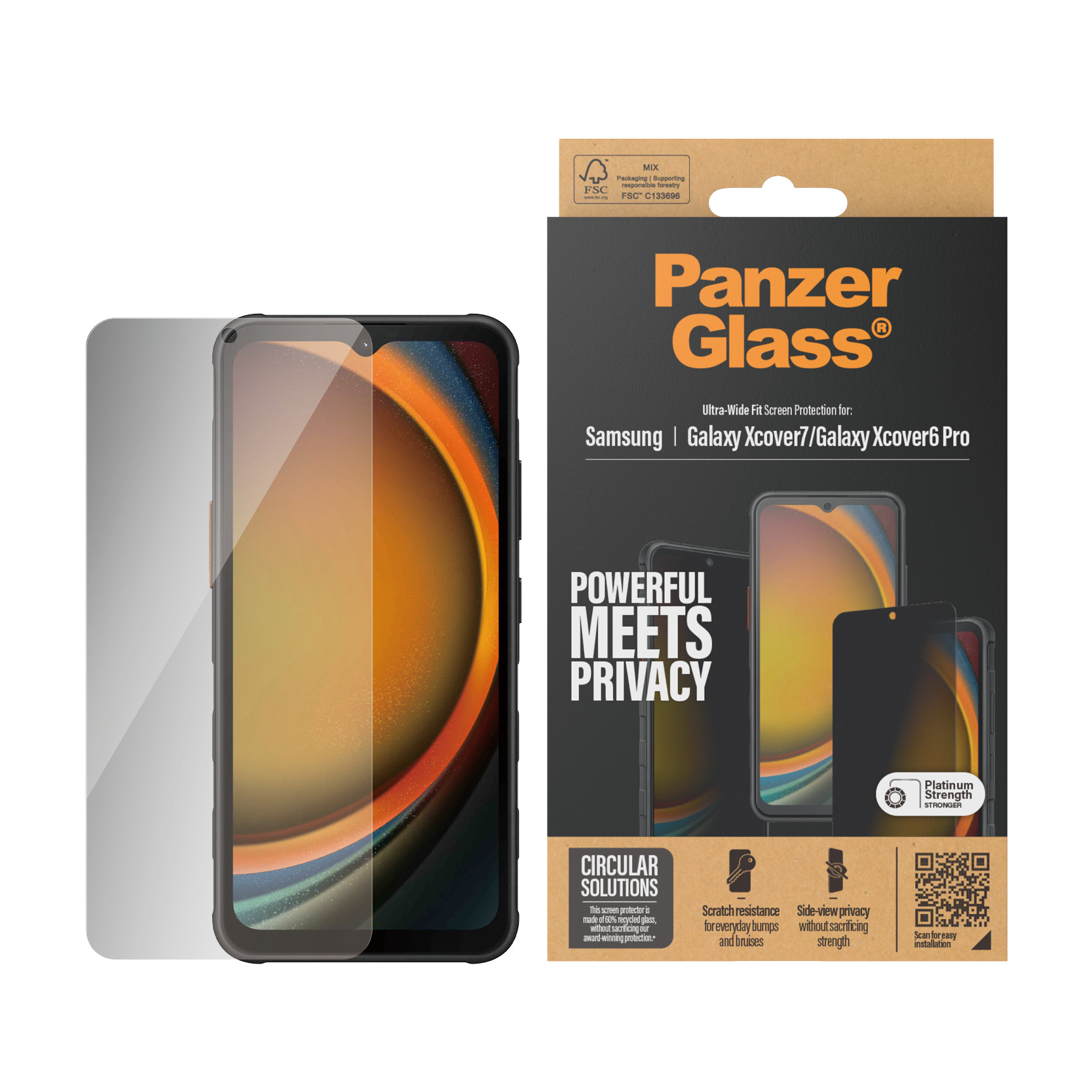 PANZERGLASSSAMSUNG GALAXY XCOVER7/XCOVER6 PRO UWF PRV