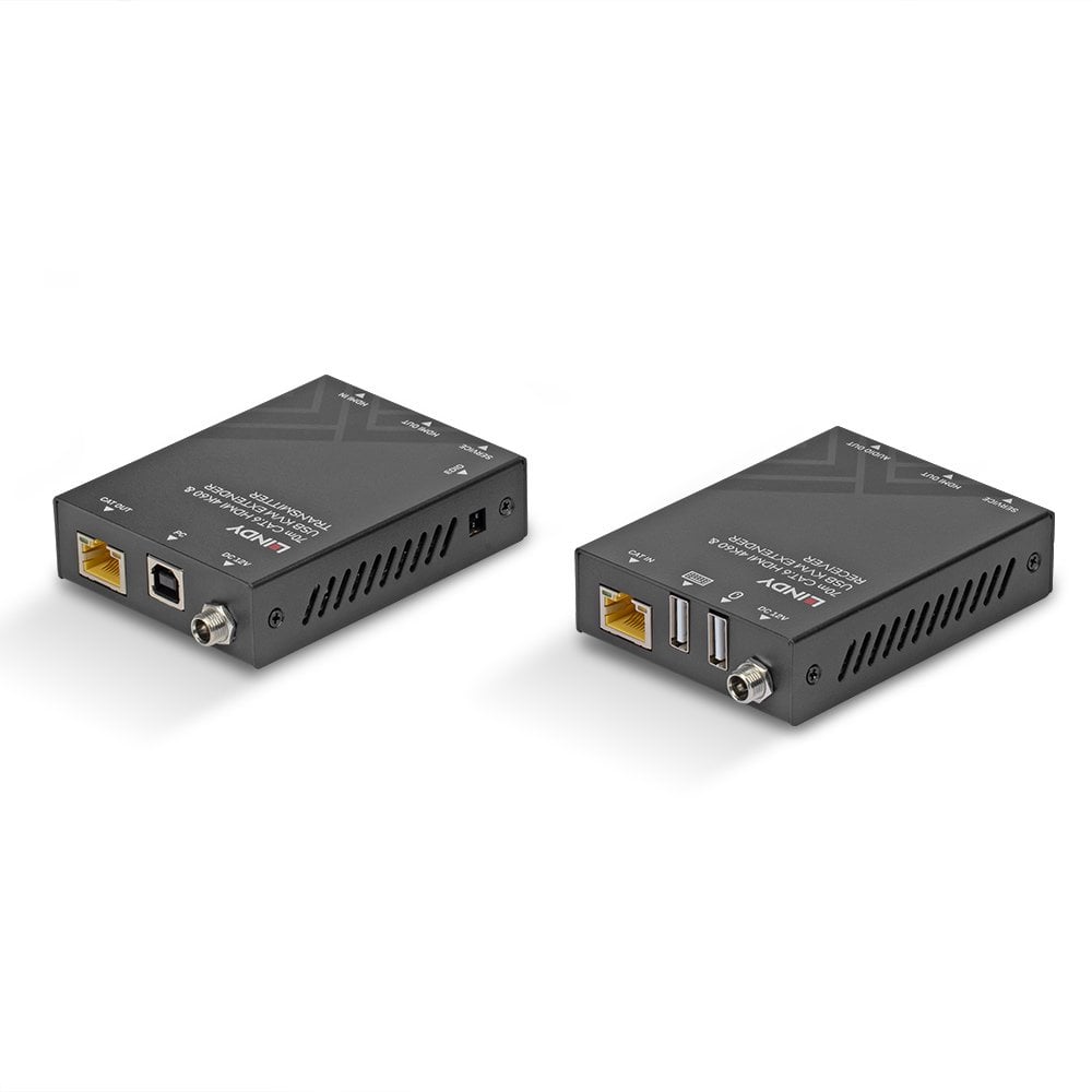 LINDY 70m Cat.6 HDMI 4K60, USB & Audio KVM Extender