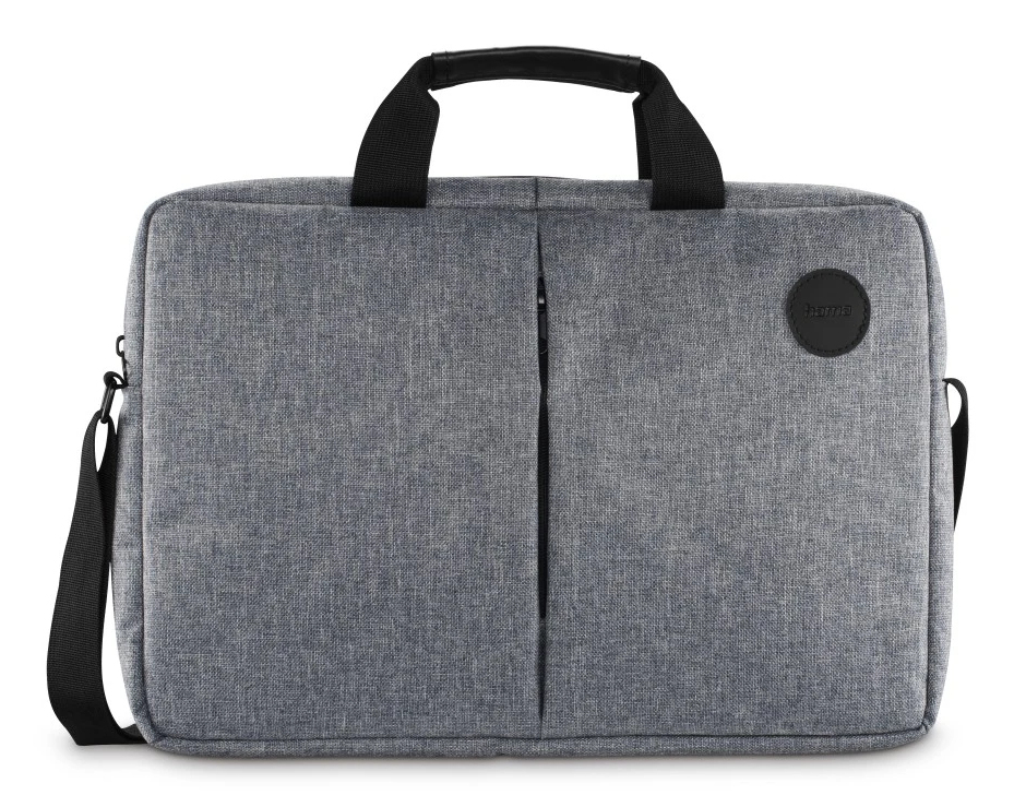 hama Laptoptasche Genua Polyester grau 00231019 bis 44,0 cm (17,3 Zoll)