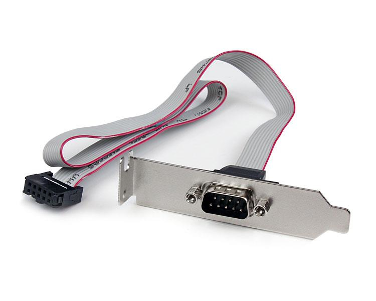 StarTech.com DB9 Slotblech 1 Port Low Profile 10 Pin Pinheader Grau