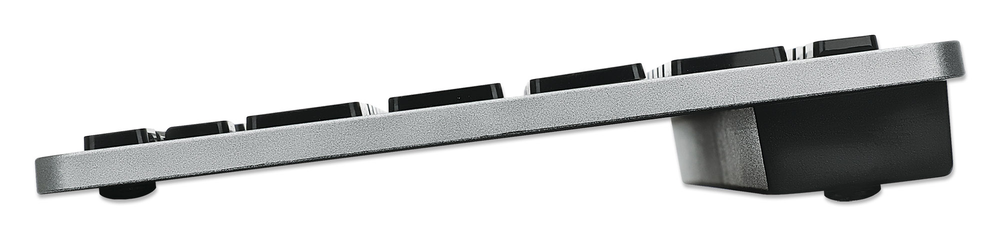 MANHATTAN Slim Funktastatur anthrazit Bluetooth 3.0/2.4GHz