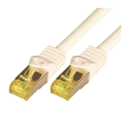 CAT7 SFTP RJ45 LSZH 3M WHITE 10GBIT RAW PATCH CABLE