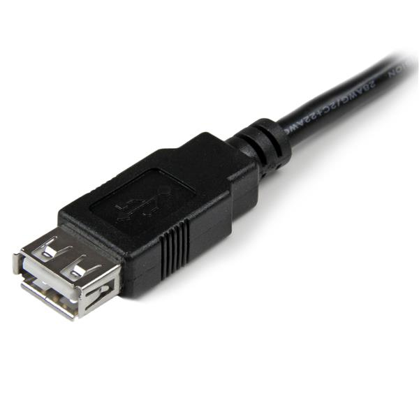 StarTech.com 15cm USB-A Verlängerungskabel USB 2.0 Schwarz