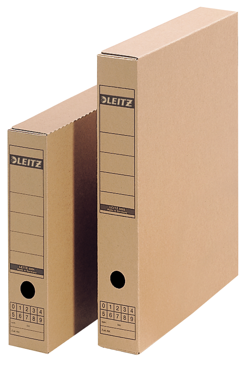 LEITZ Archivboxen braun 7,0 x 43,5 x 32,5 cm, 25 St.