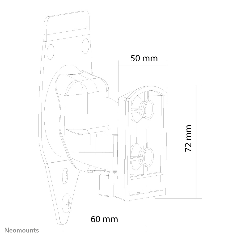 Neomounts WAH für Sonos 3 Boxen schw.