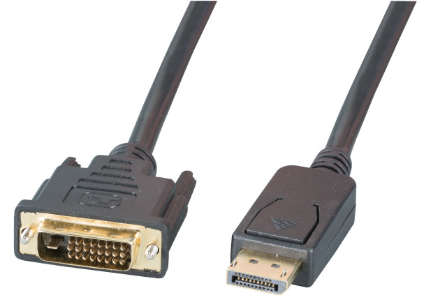 3M DP DVI CABLE M-M BLACK M/M GOLD FULL HD