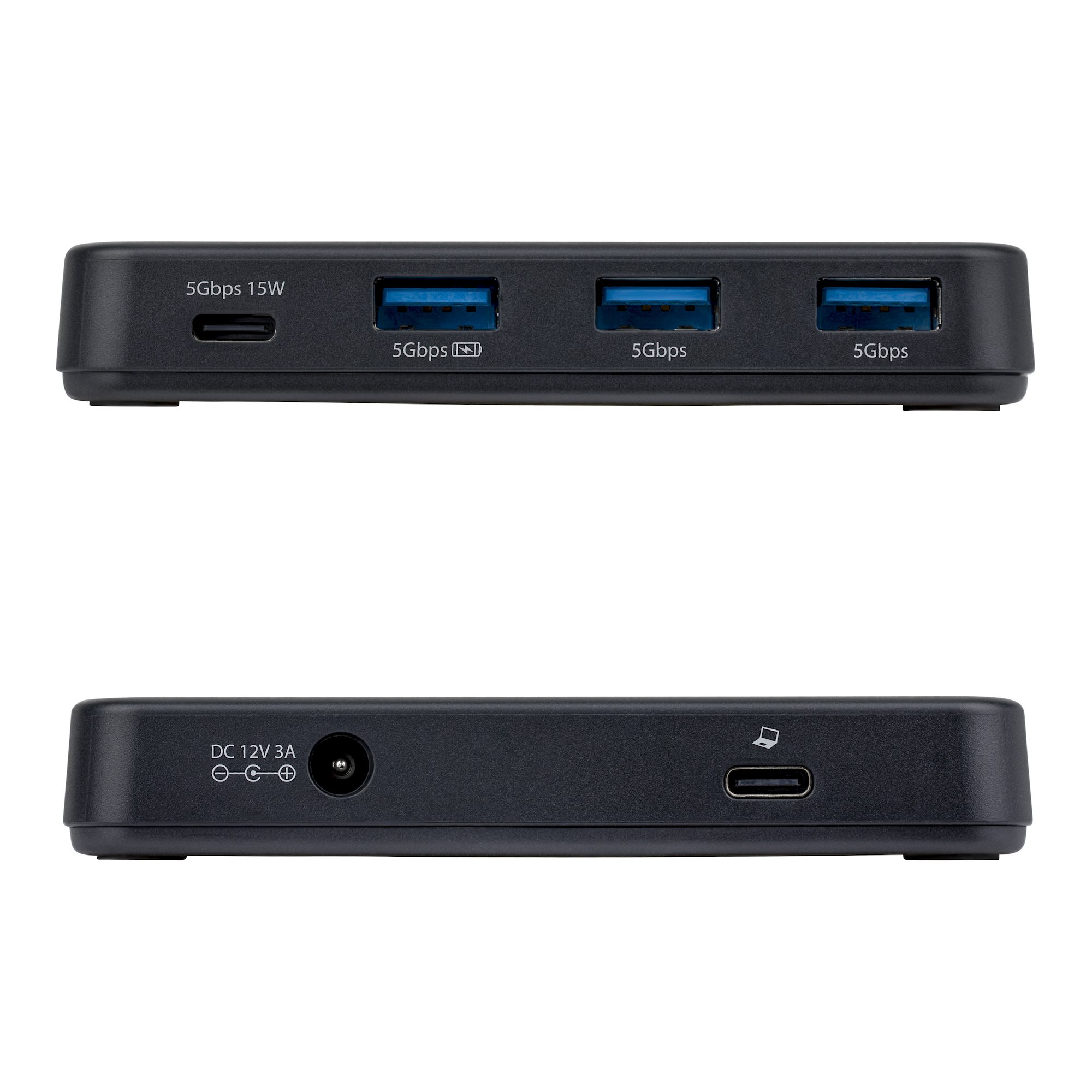 STARTECH.COM 4-Port USB-C und USB-A Hub 5Gbps Eigenstromversorgung 2-in-1 USB-C & USB-A Hostkabel 1x USB-C 3x USB-A 1x BC 1.2