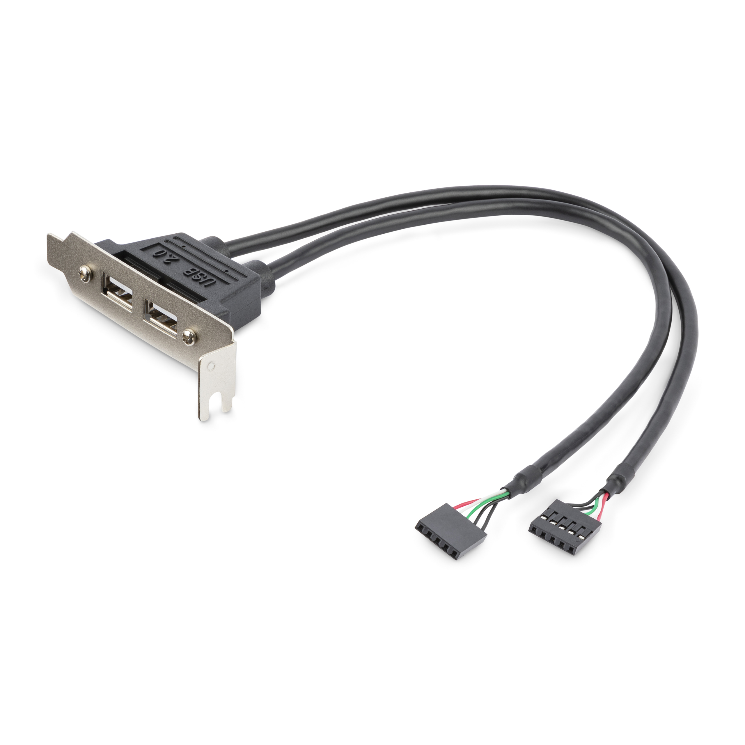 2 PORT USB SLOT PLATE ADAPTER .
