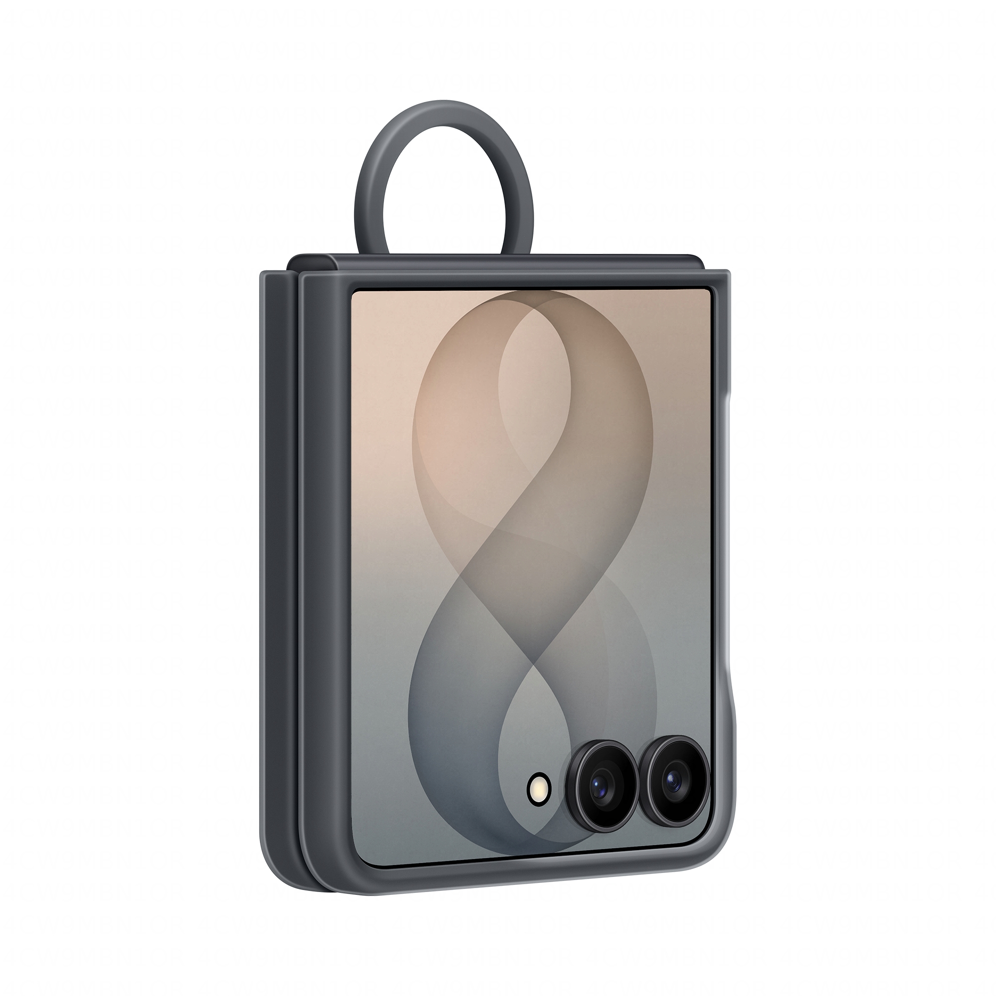 SAMSUNG Silicone Ring Magnet Case für Galaxy Z Flip8 Graphite