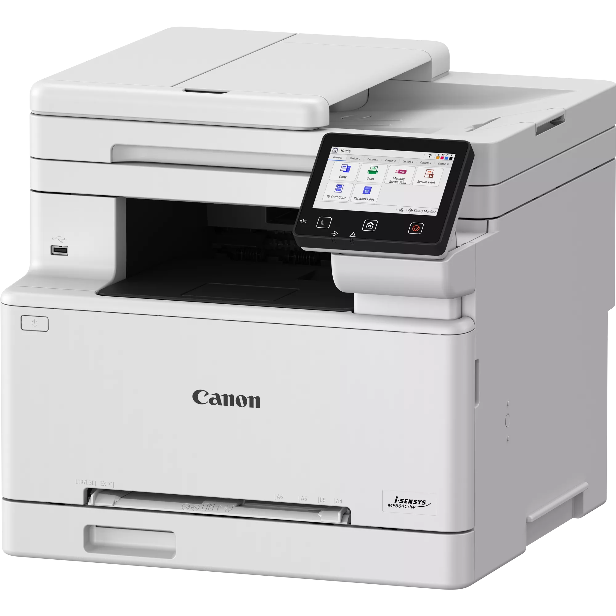 Canon i-SENSYS MF664Cdw 3 in 1 Farblaser-Multifunktionsdrucker grau