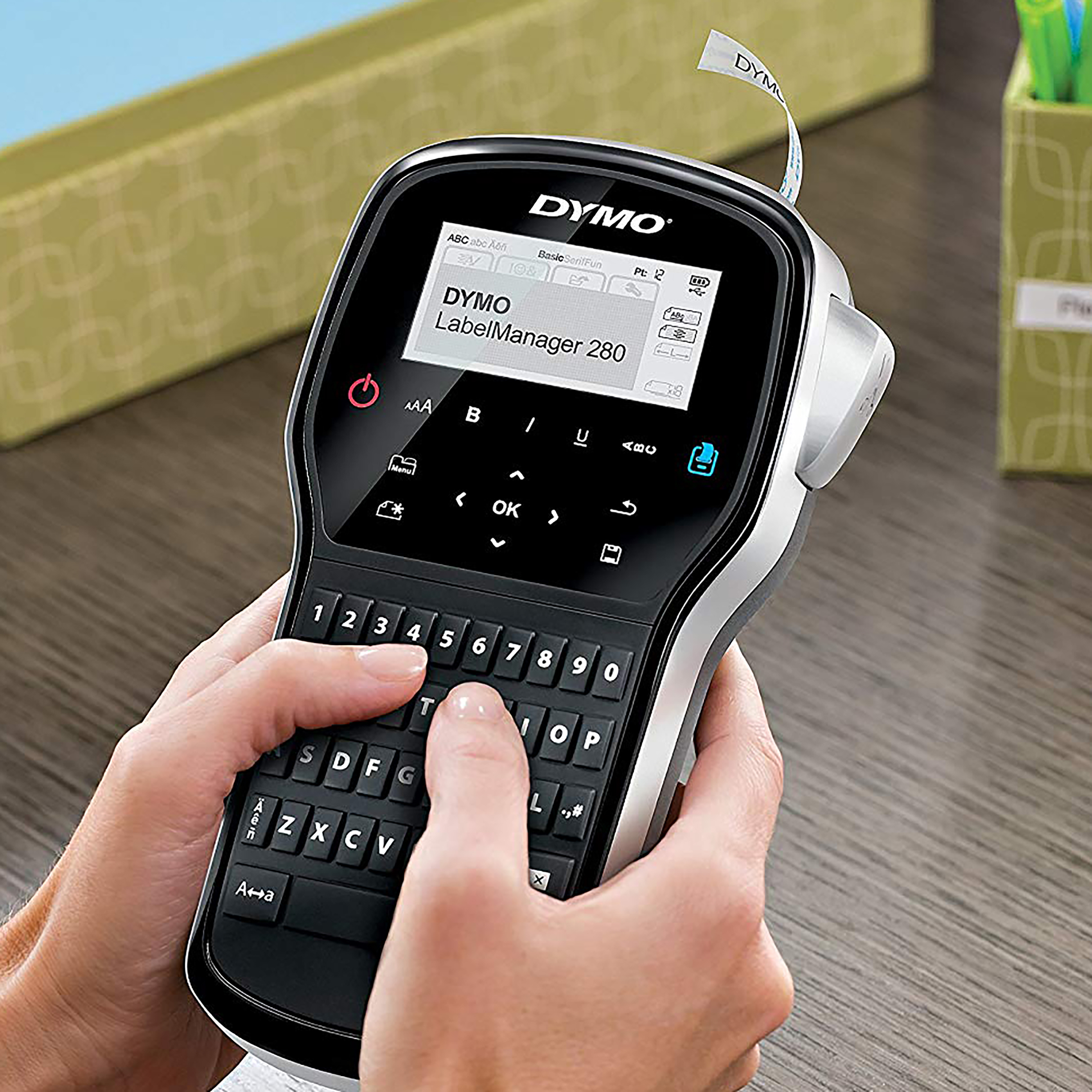 DYMO LabelManager 280 im praktischen Koffer(SoftCase)Qwerty
