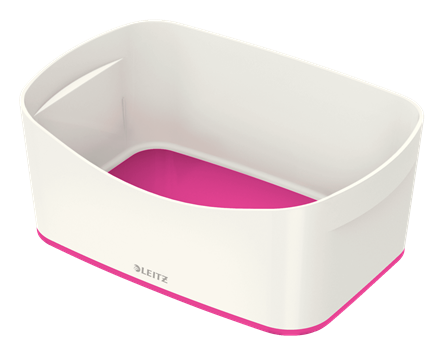 LEITZ MyBox Aufbewahrungsbox 3,0 l perlweiß/pink 24,6 x 16,0 x 9,8 cm, 1 St.