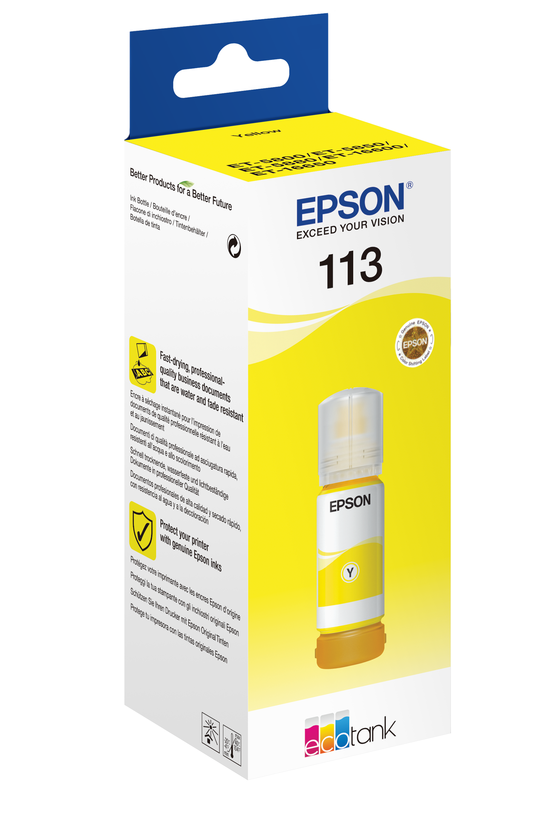 EPSON 113/T06B4 gelb Tintenflasche