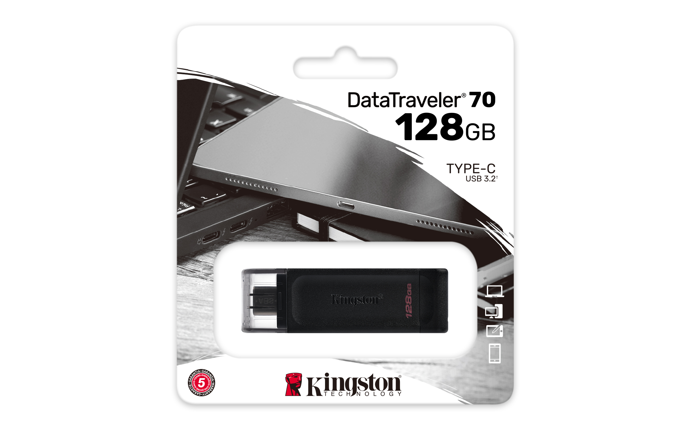 DataTraveler 70 128 GB, USB-Stick